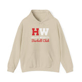 Heavy Weights Barbell Club  - Unisex Heavy Blend Hooded Sweatshirt  - Front Logo