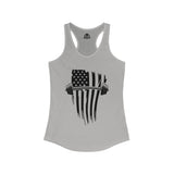 USA Barbell - Women's Ideal Racerback Tank - Black Logo