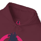Distressed Logo - Unisex Heavy Blend Hooded Sweatshirt - Color Logo Inverted  (BEST SELLER)