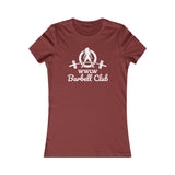 Barbell Club - Women's Favorite Tee - White Logo