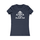 Barbell Club - Women's Favorite Tee - White Logo
