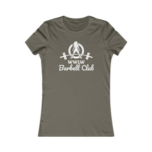Barbell Club - Women's Favorite Tee - White Logo