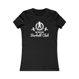 Barbell Club - Women's Favorite Tee - White Logo