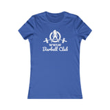 Barbell Club - Women's Favorite Tee - White Logo
