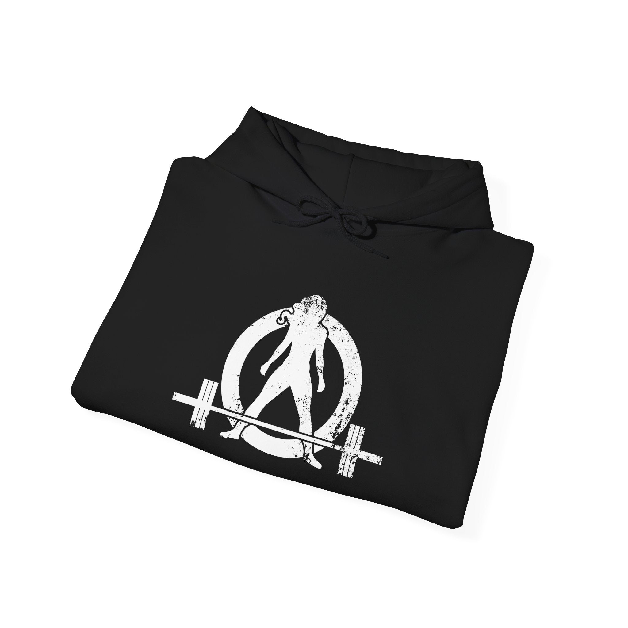 The Bar Is Loaded - Unisex Heavy Blend Hooded Sweatshirt - White Logo