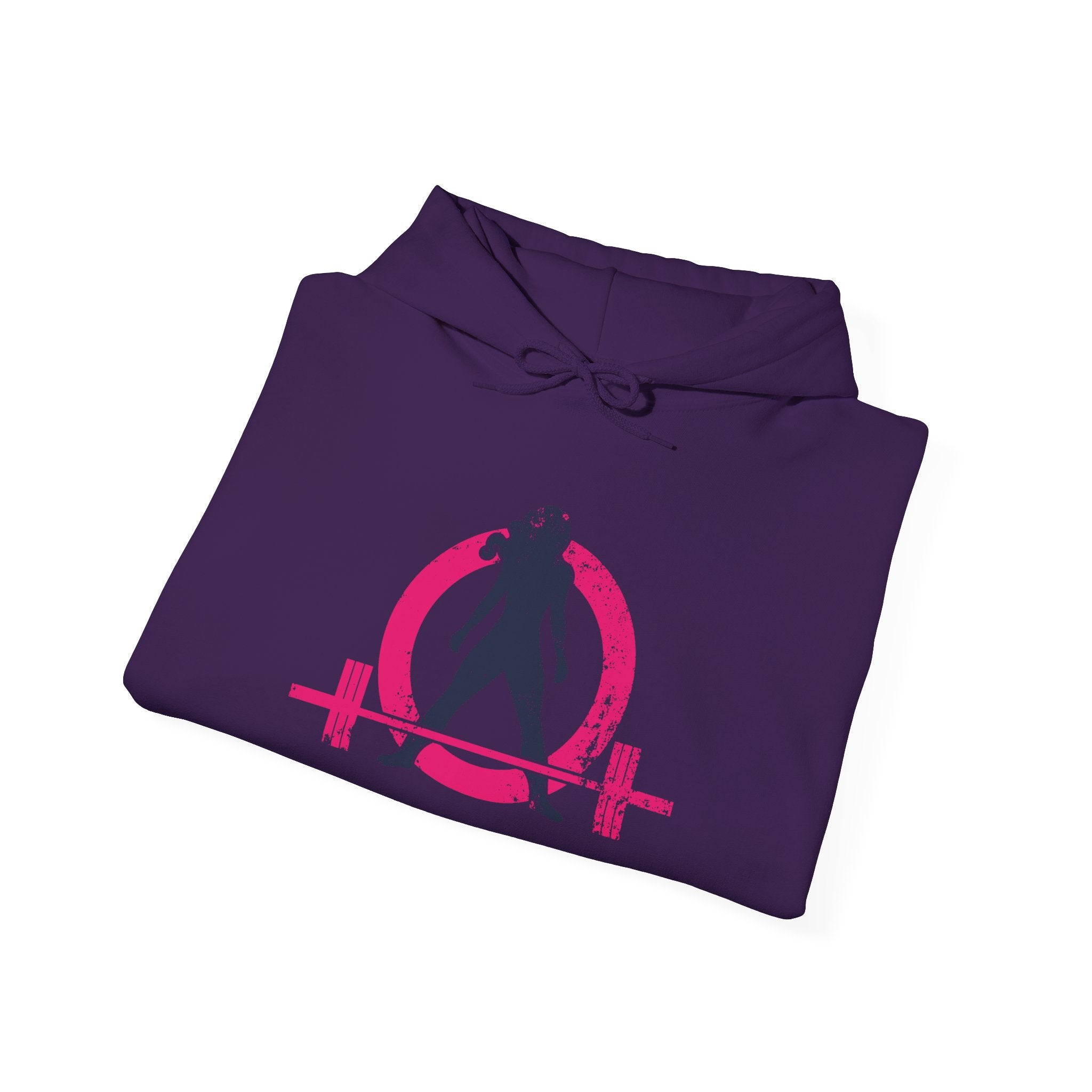 Distressed Logo - Unisex Heavy Blend Hooded Sweatshirt - Inverted Logo  (BEST SELLER)