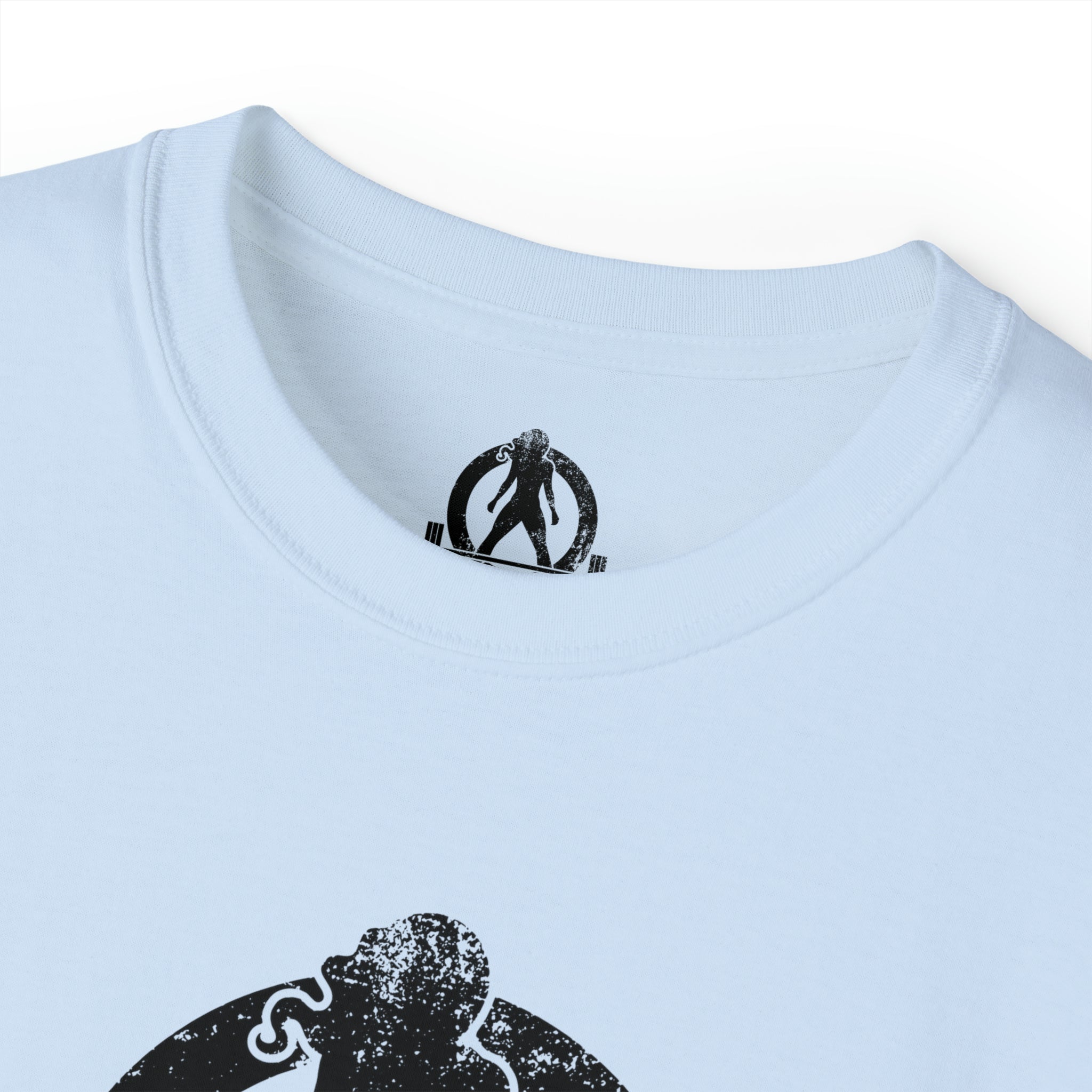 Distressed - Unisex Ultra Cotton Tee - Black Logo