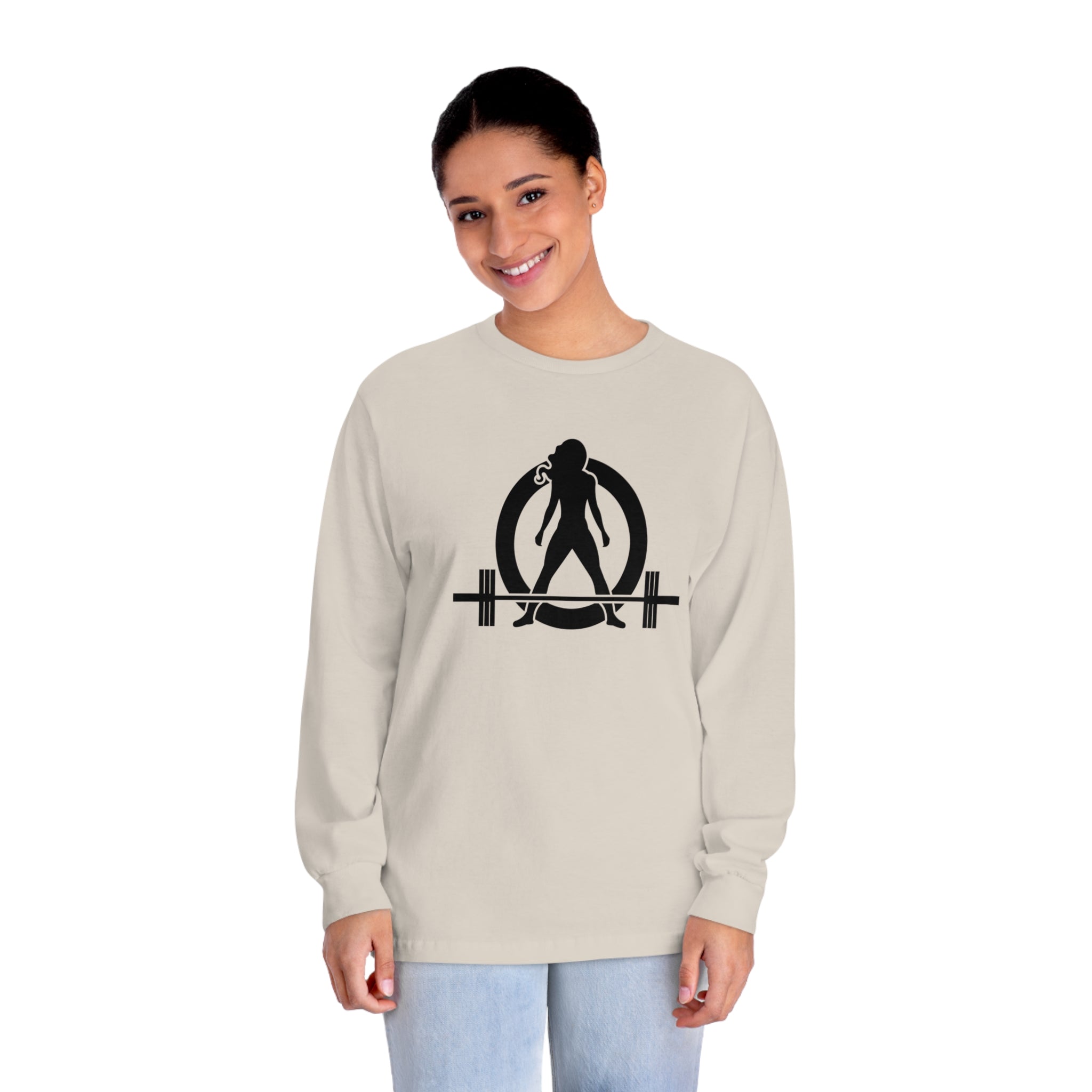 45 + 45 = 135 - Unisex Classic Long Sleeve T-Shirt - Black Print on Front & Back