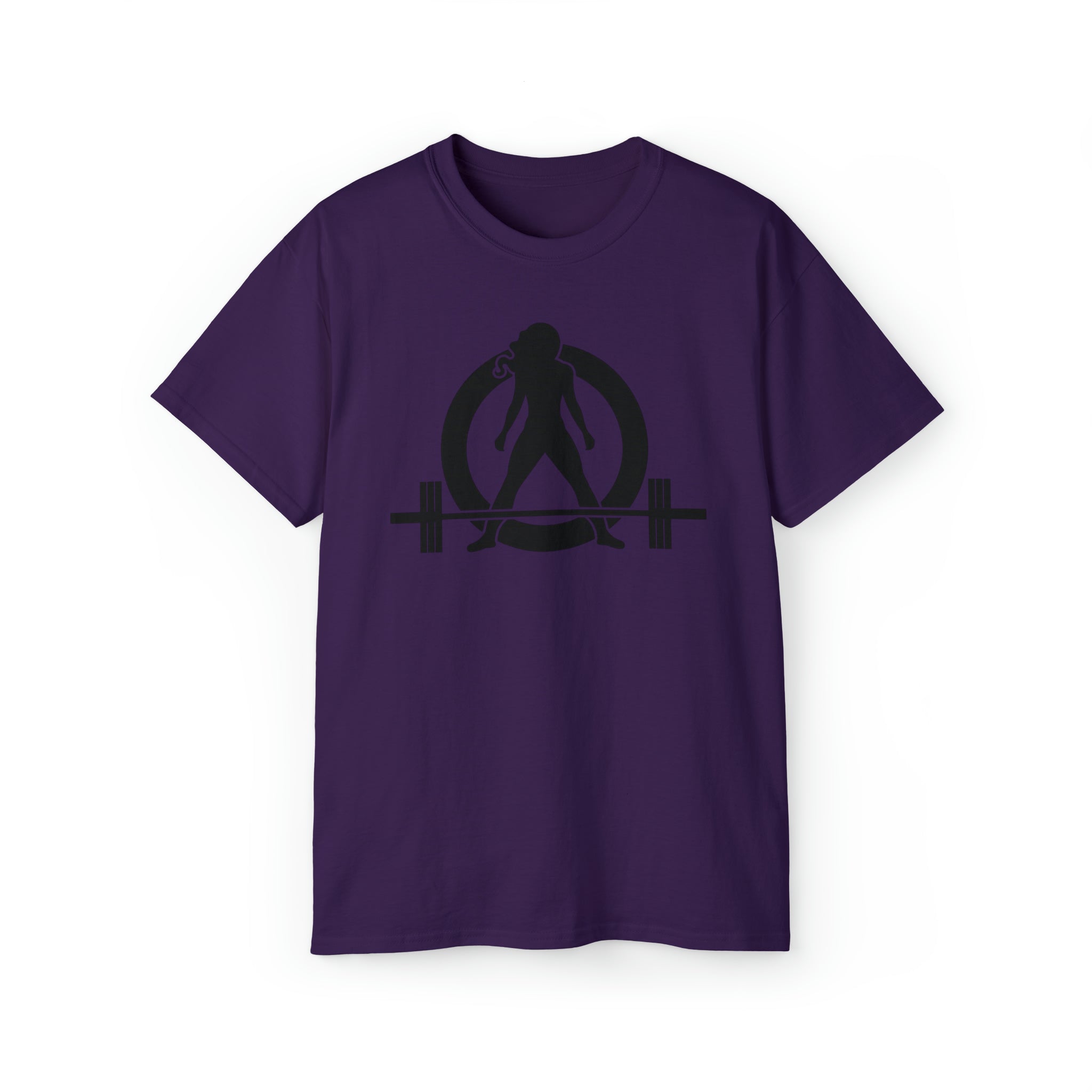 Classic Logo Black - Unisex Ultra Cotton Tee - Plain Back
