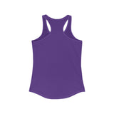 Distressed White Logo - Racer Back Tank Top - Women's Ideal Racerback Tank (BEST SELLER