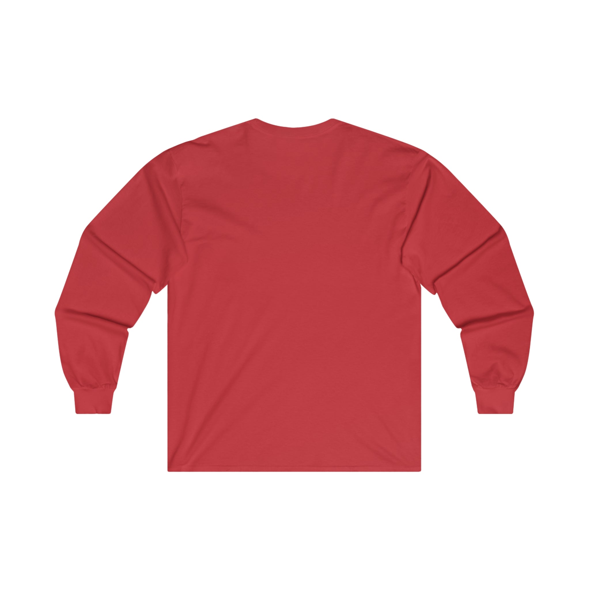 Coffee & Barbells - Unisex Ultra Cotton Long Sleeve Tee - Black Front Logo Plain Back