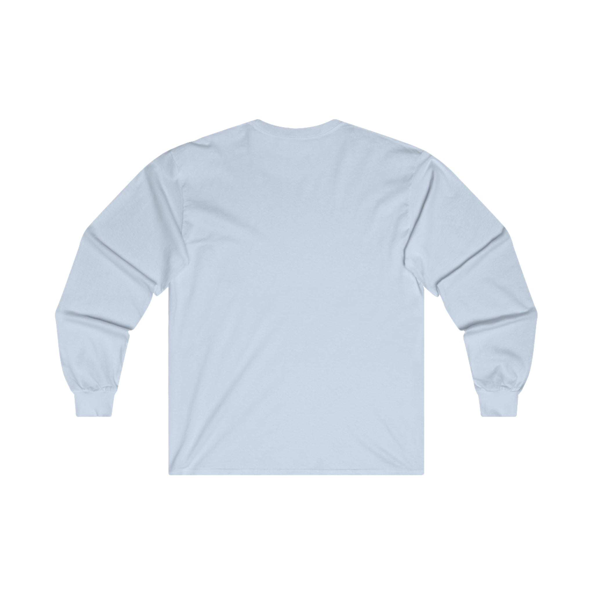 Coffee & Barbells - Unisex Ultra Cotton Long Sleeve Tee - Black Front Logo Plain Back