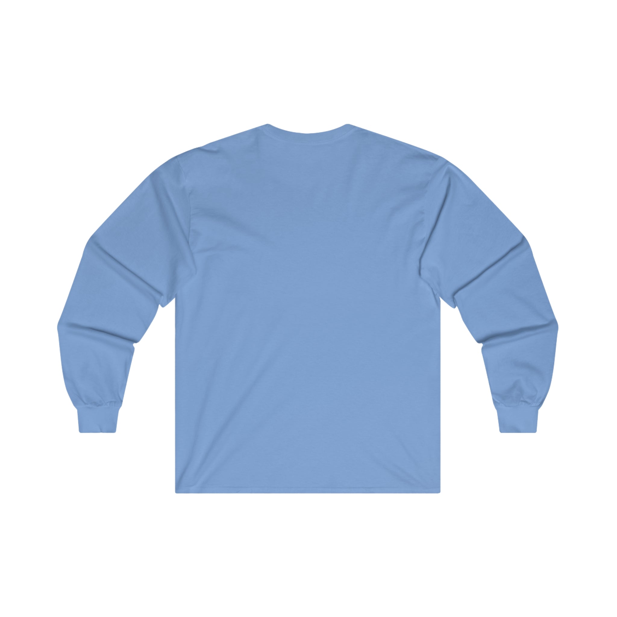 Coffee & Barbells - Unisex Ultra Cotton Long Sleeve Tee - Black Front Logo Plain Back