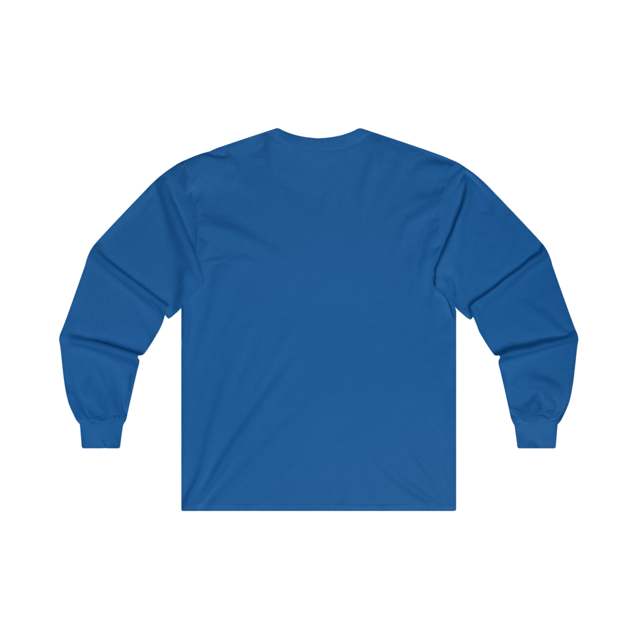 Coffee & Barbells - Unisex Ultra Cotton Long Sleeve Tee - Black Front Logo Plain Back