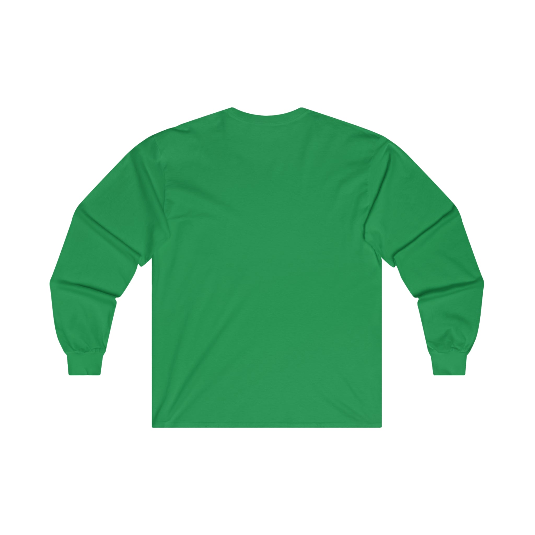 Coffee & Barbells - Unisex Ultra Cotton Long Sleeve Tee - Black Front Logo Plain Back