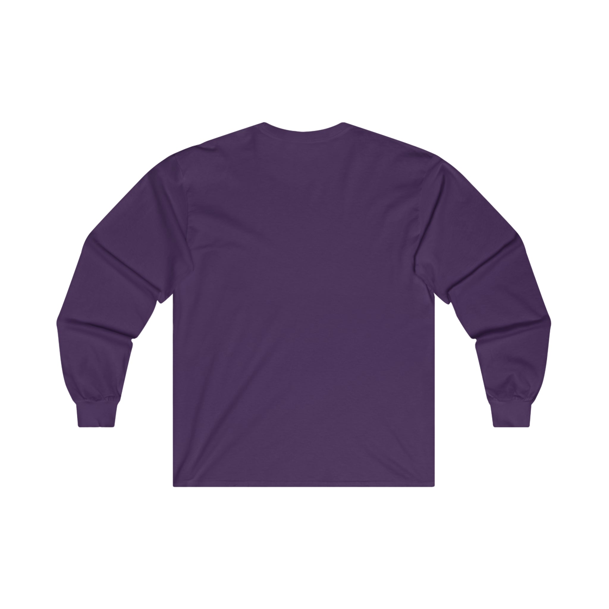 Coffee & Barbells - Unisex Ultra Cotton Long Sleeve Tee - Black Front Logo Plain Back