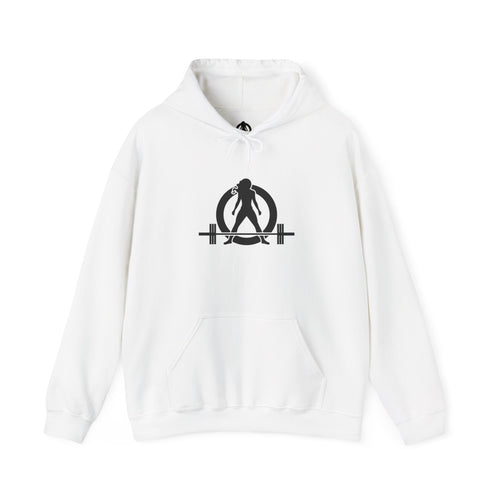 45 + 45 = 135 - Unisex Heavy Blend Hooded Sweatshirt  - Black Logo