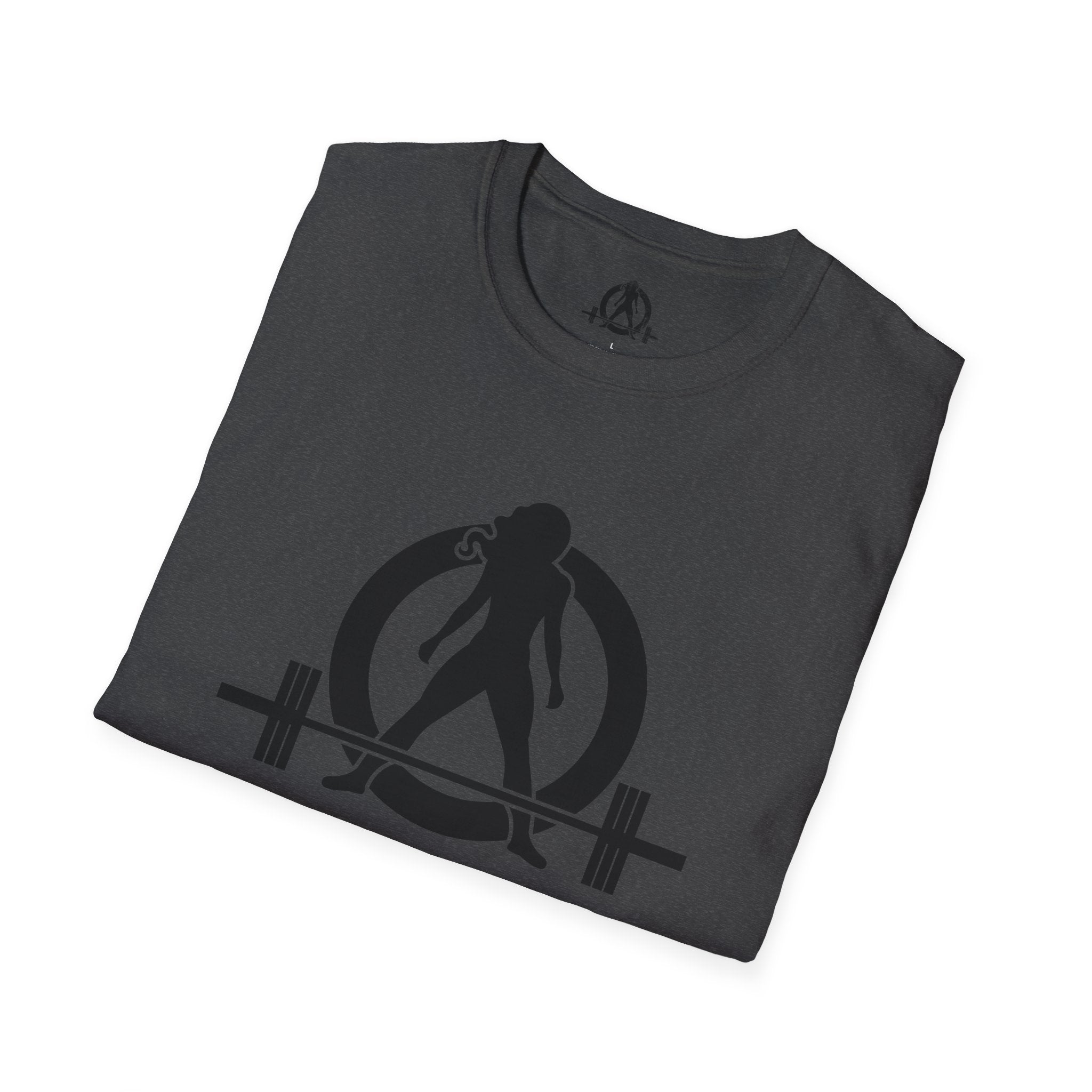 Iron Sharpens Iron - Unisex Softstyle T-Shirt - Black Logo Front & Back