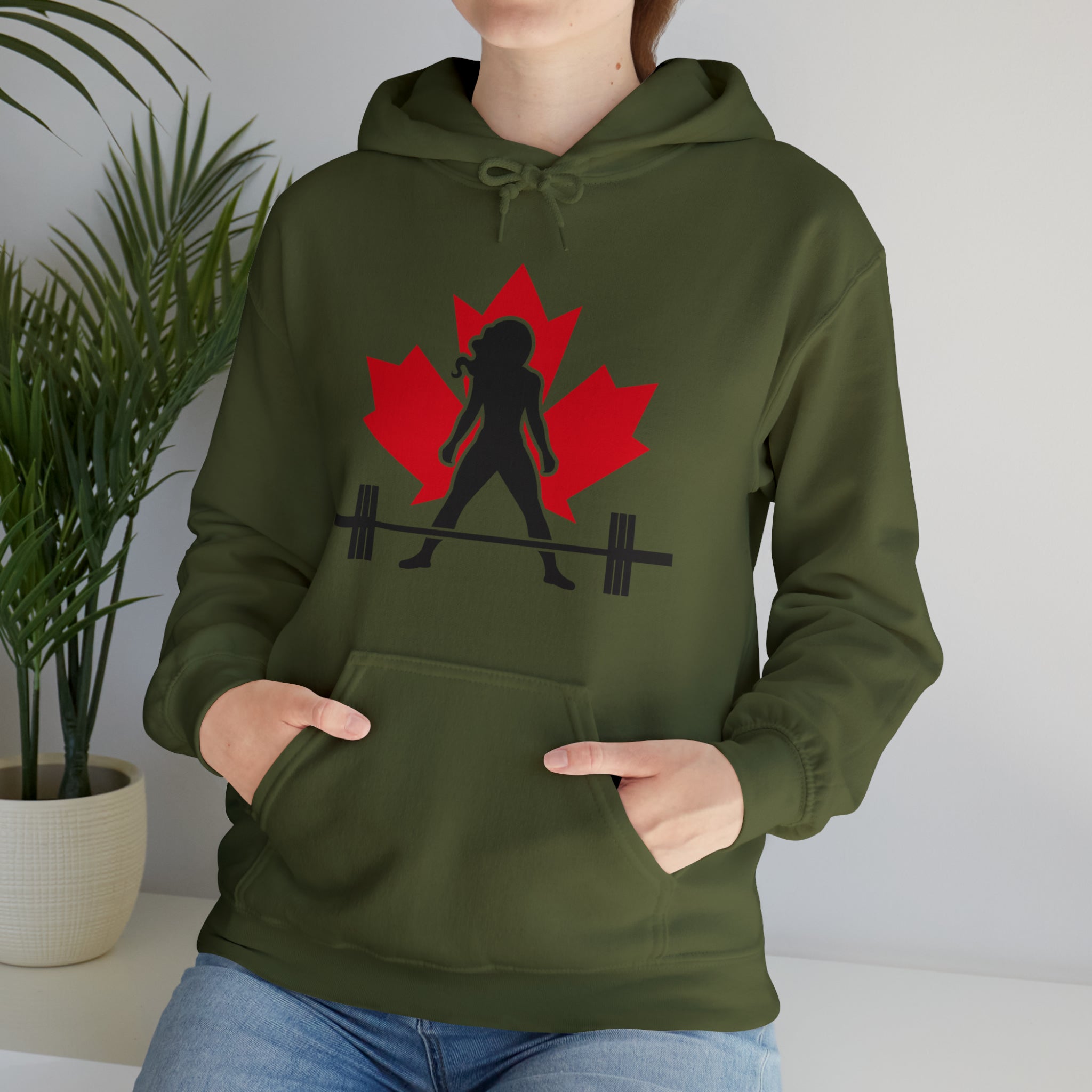 Canada Logo - Strong Is Beautiful - Unisex Heavy Blend Hooded Sweatshirt