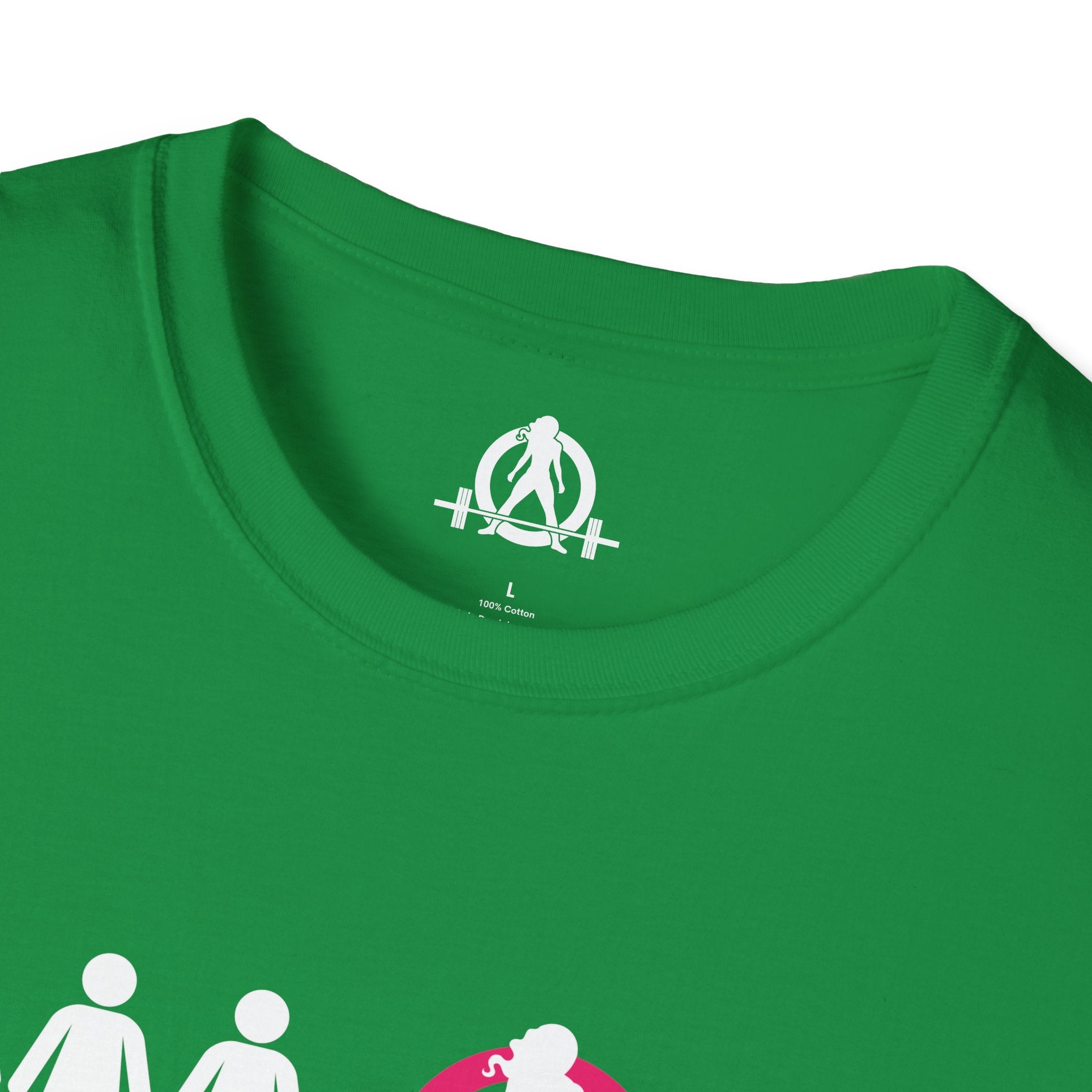 Dare To Be Different - Deadlift - Unisex Softstyle T-Shirt - White Logo Front