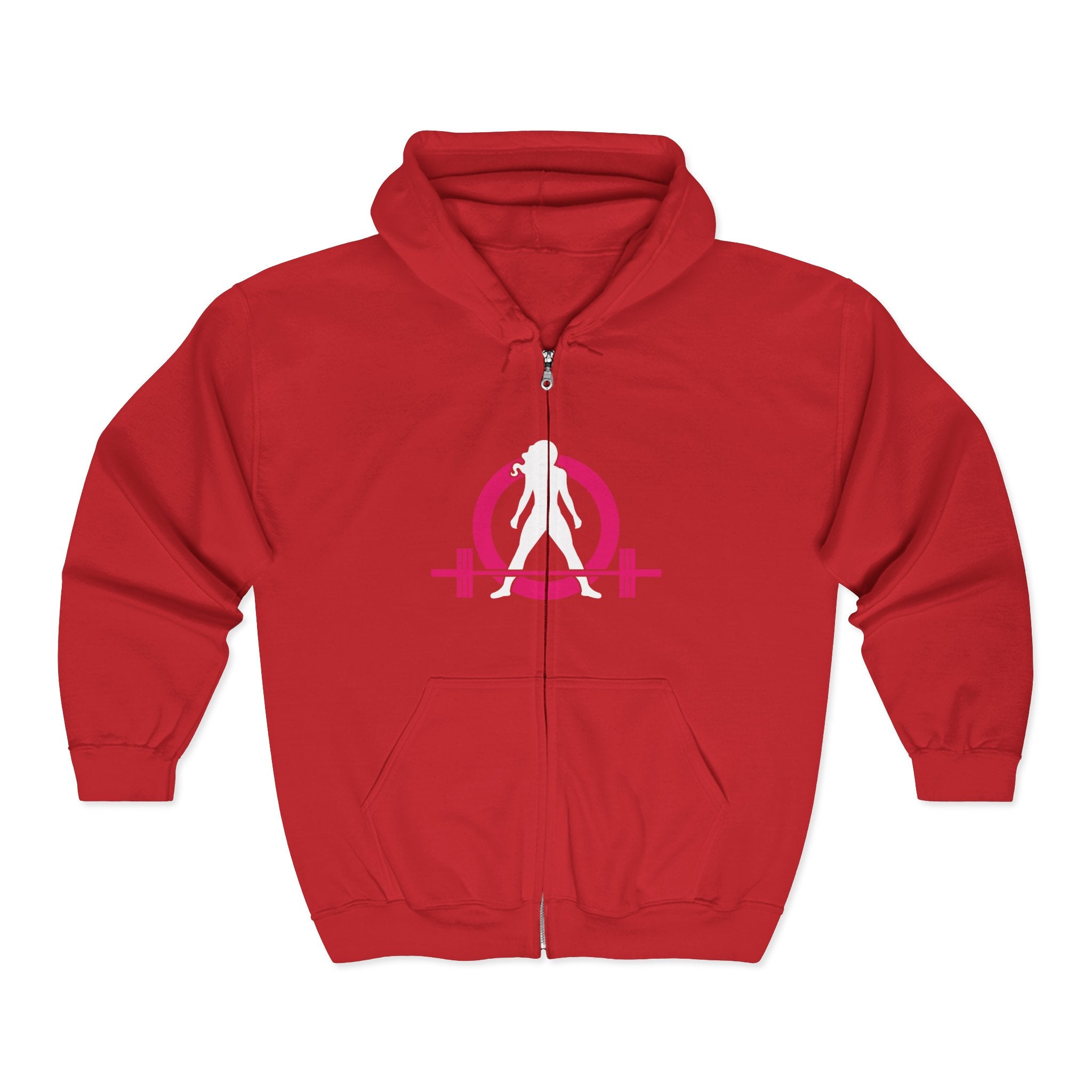 Unisex Heavy Blend™ Full Zip Hooded Sweatshirt - Classic Dark Logo