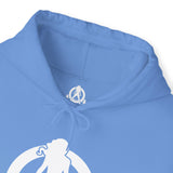 Iron Sharpens Iron - Unisex Heavy Blend Hooded Sweatshirt - White Print on Front & Back