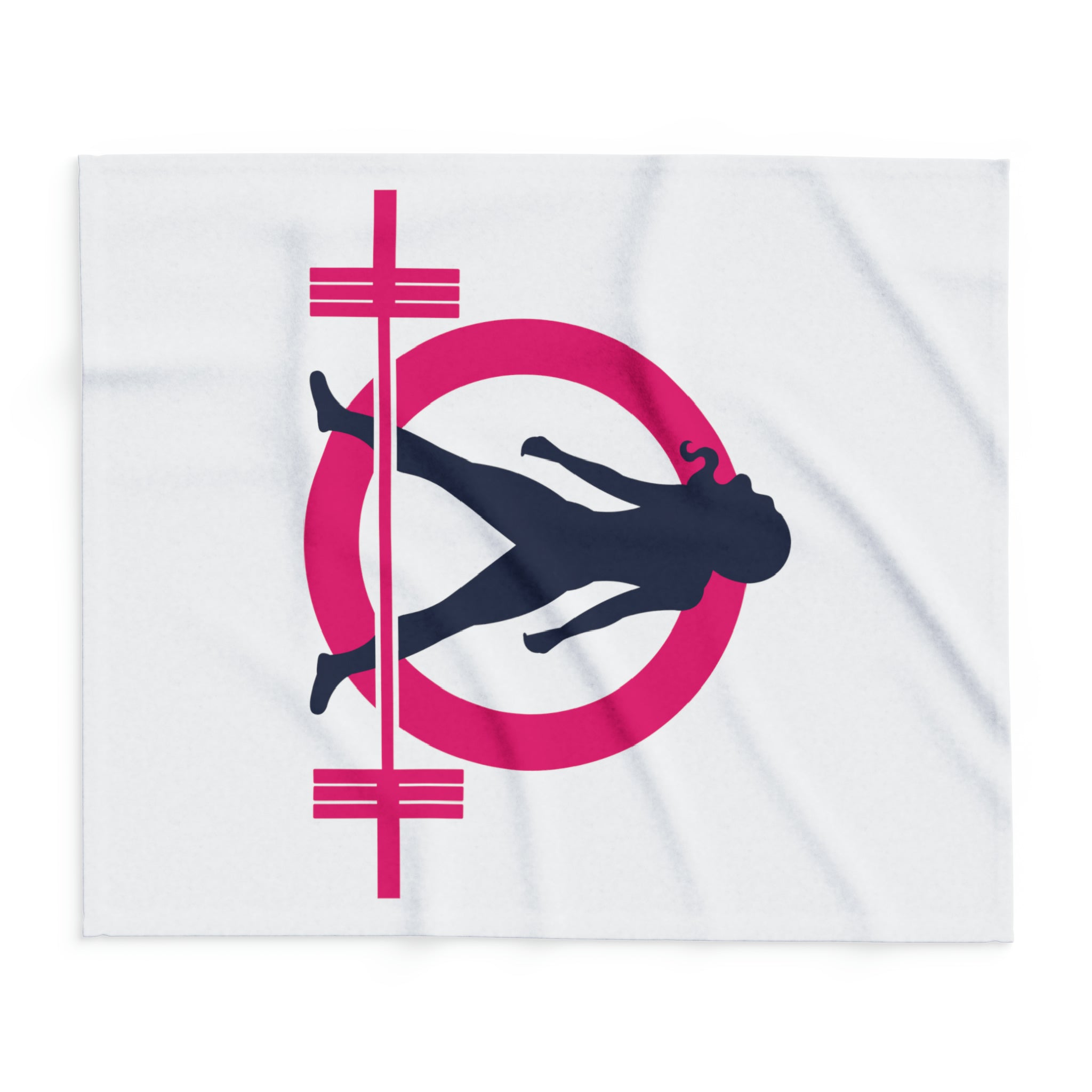 Arctic Fleece Blanket - White Color Logo