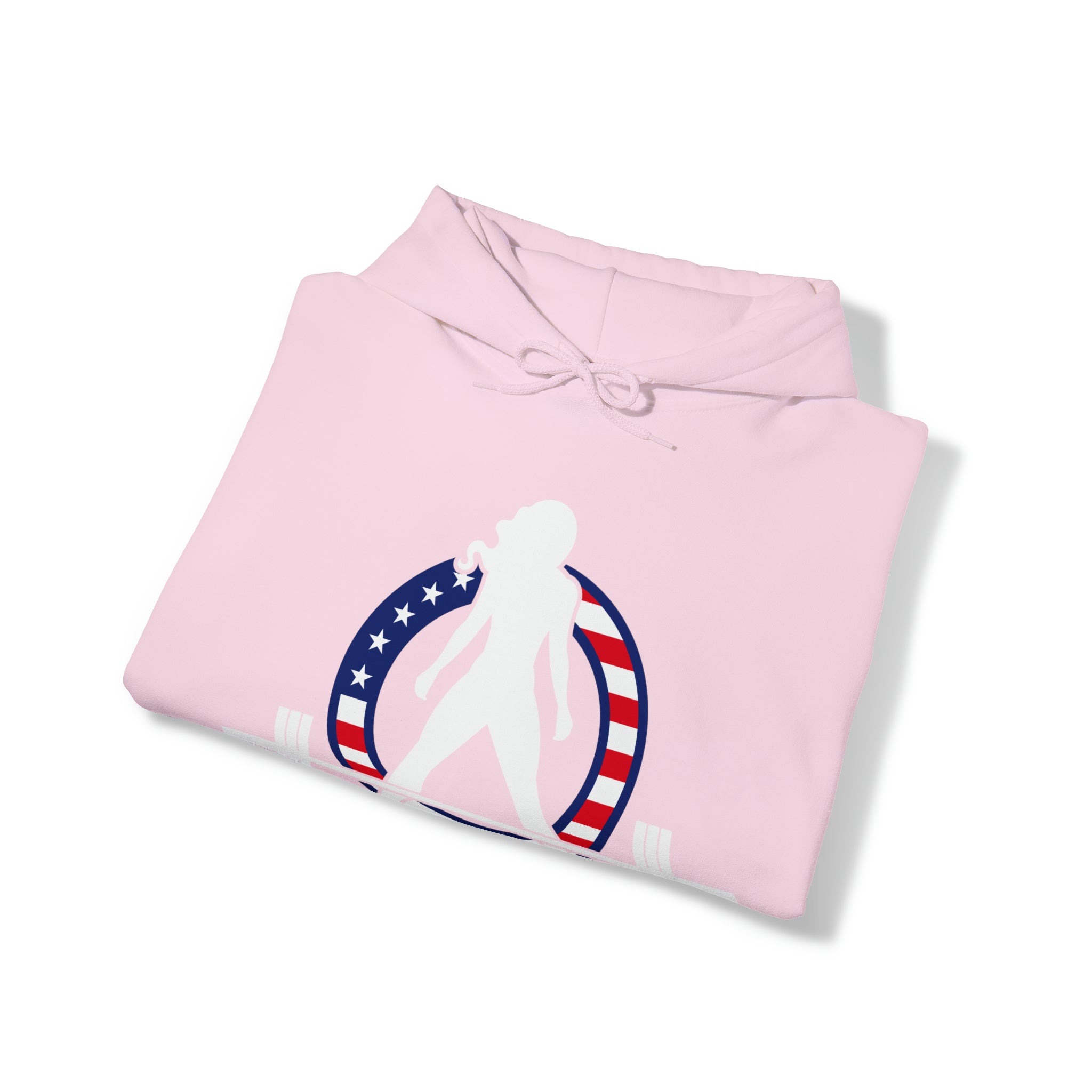 USA Logo - Unisex Heavy Blend Hooded Sweatshirt - USA Logo Dark - Plain Back