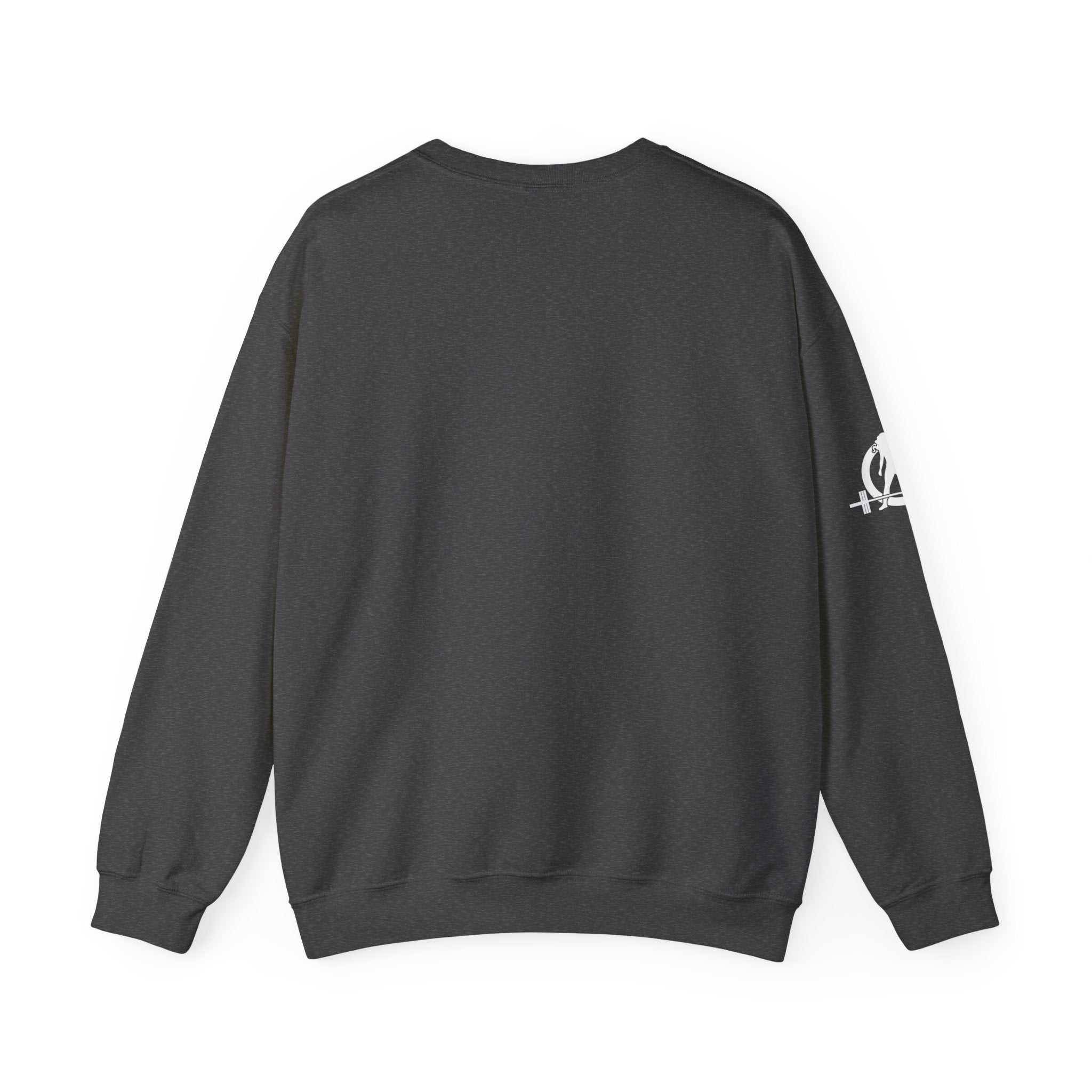 Cardio = Lift Weights Faster - Unisex Heavy Blend™ Crewneck Sweatshirt - Front  Logo