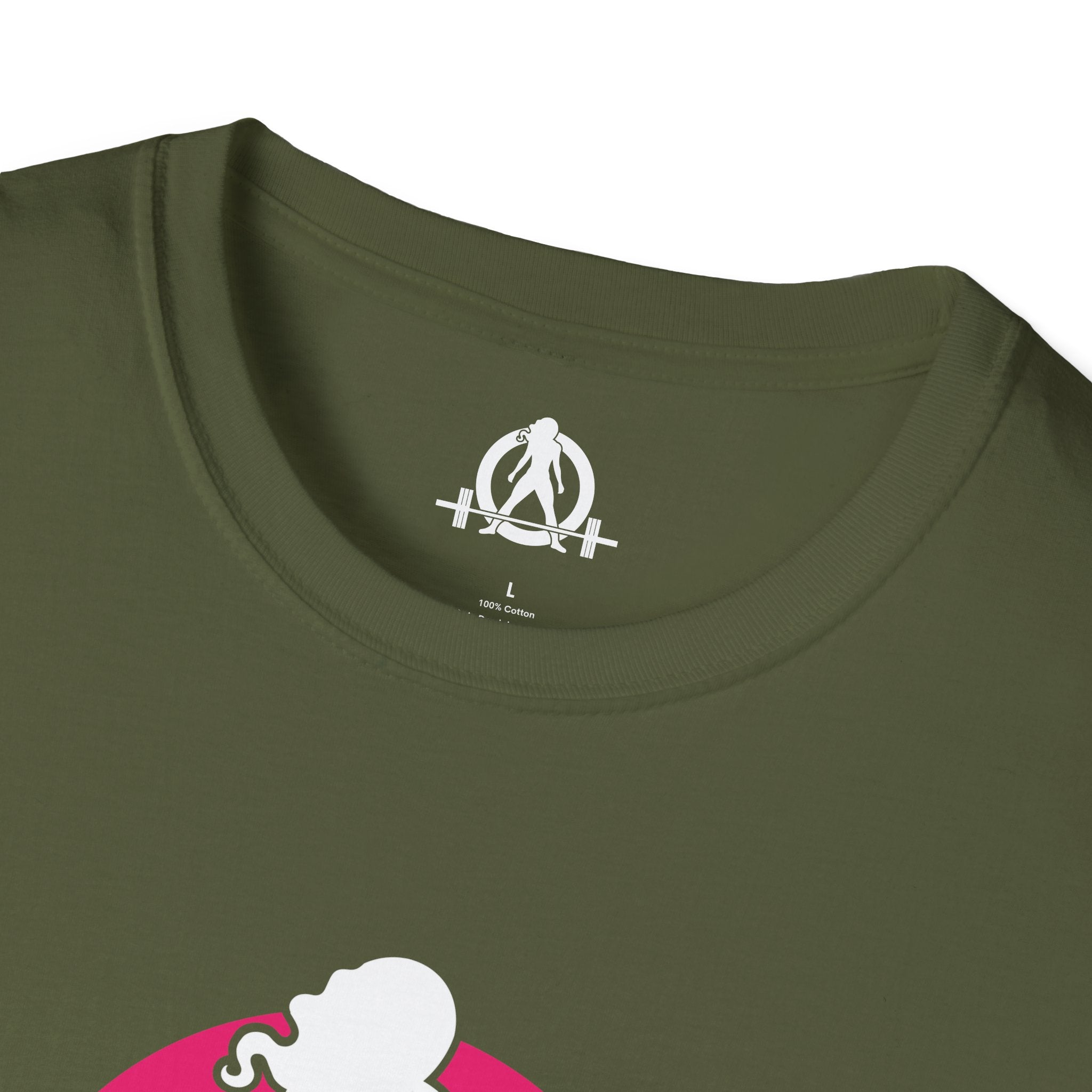 Strong Is Beautiful  - Unisex Softstyle T-Shirt - White Print on on back.