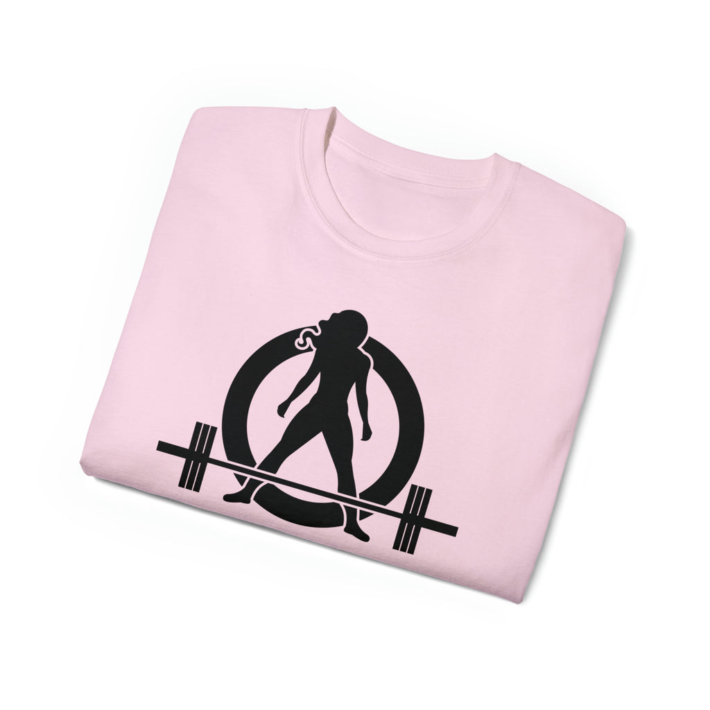 Classic Logo Black - Unisex Ultra Cotton Tee - Plain Back