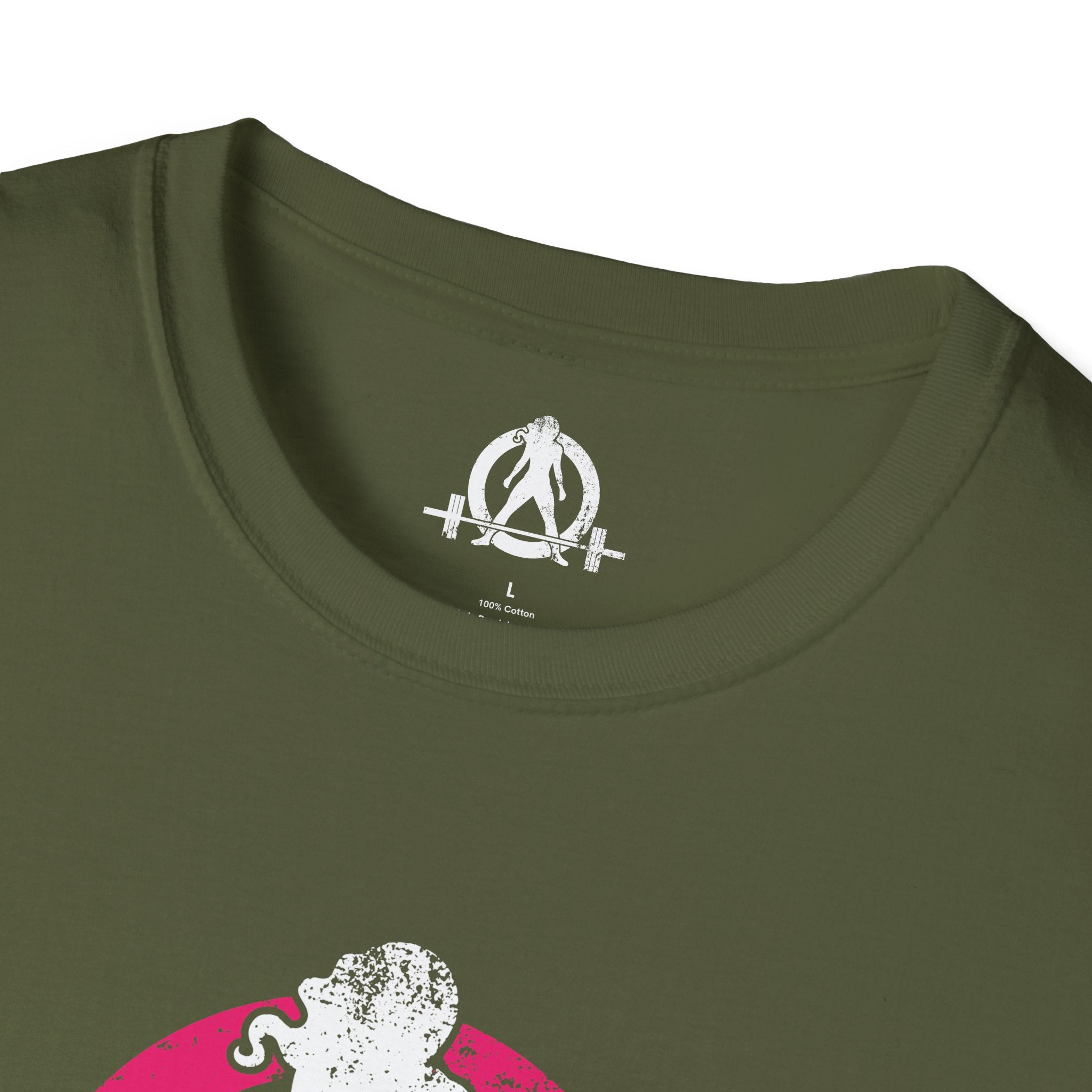 Unisex Softstyle T-Shirt - Color Distressed Logo - Plain Back