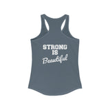 Strong Is Beautiful - Women's Ideal Racerback Tank - Classic Logo - (BEST SELLER)