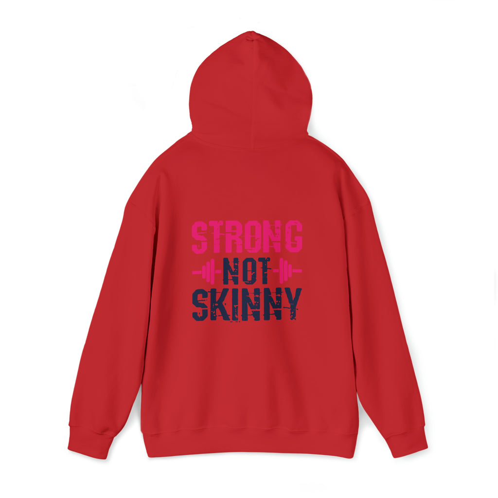 Strong Not Skinny - Pride Color Logo - Unisex Heavy Blend Hooded Sweatshirt
