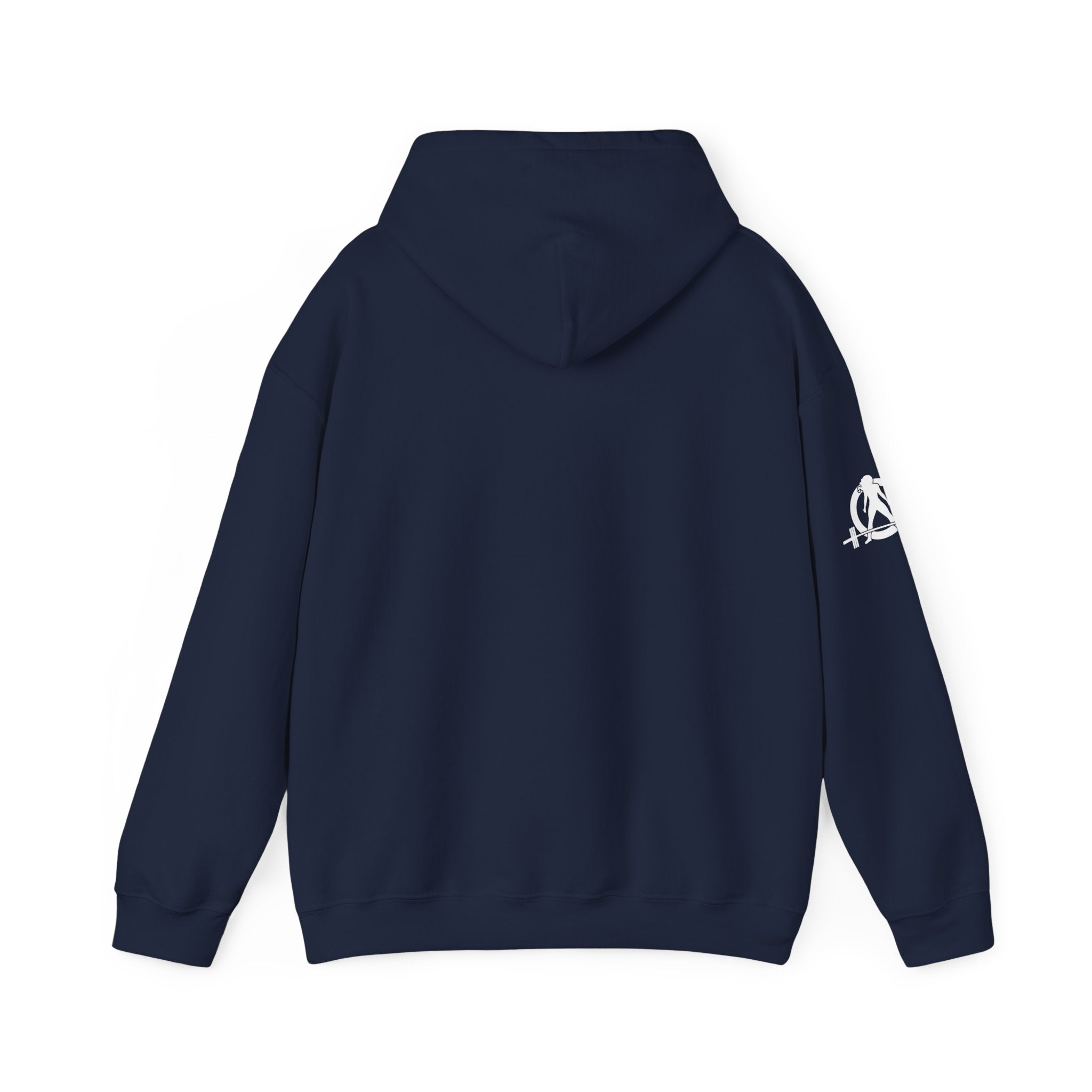 Lift Weights & Hang Out With My Dog  - White Logo  - Unisex Heavy Blend Hooded Sweatshirt