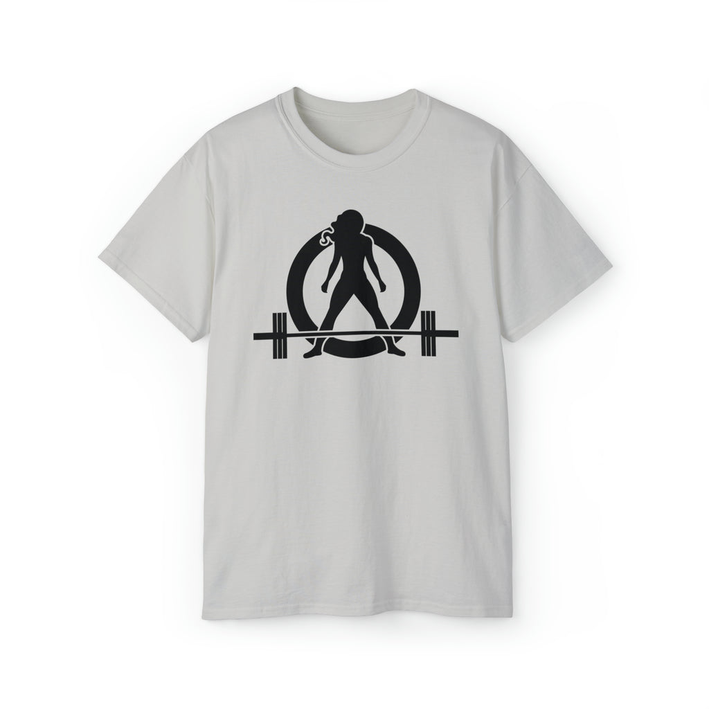 Classic Logo Black - Unisex Ultra Cotton Tee - Plain Back