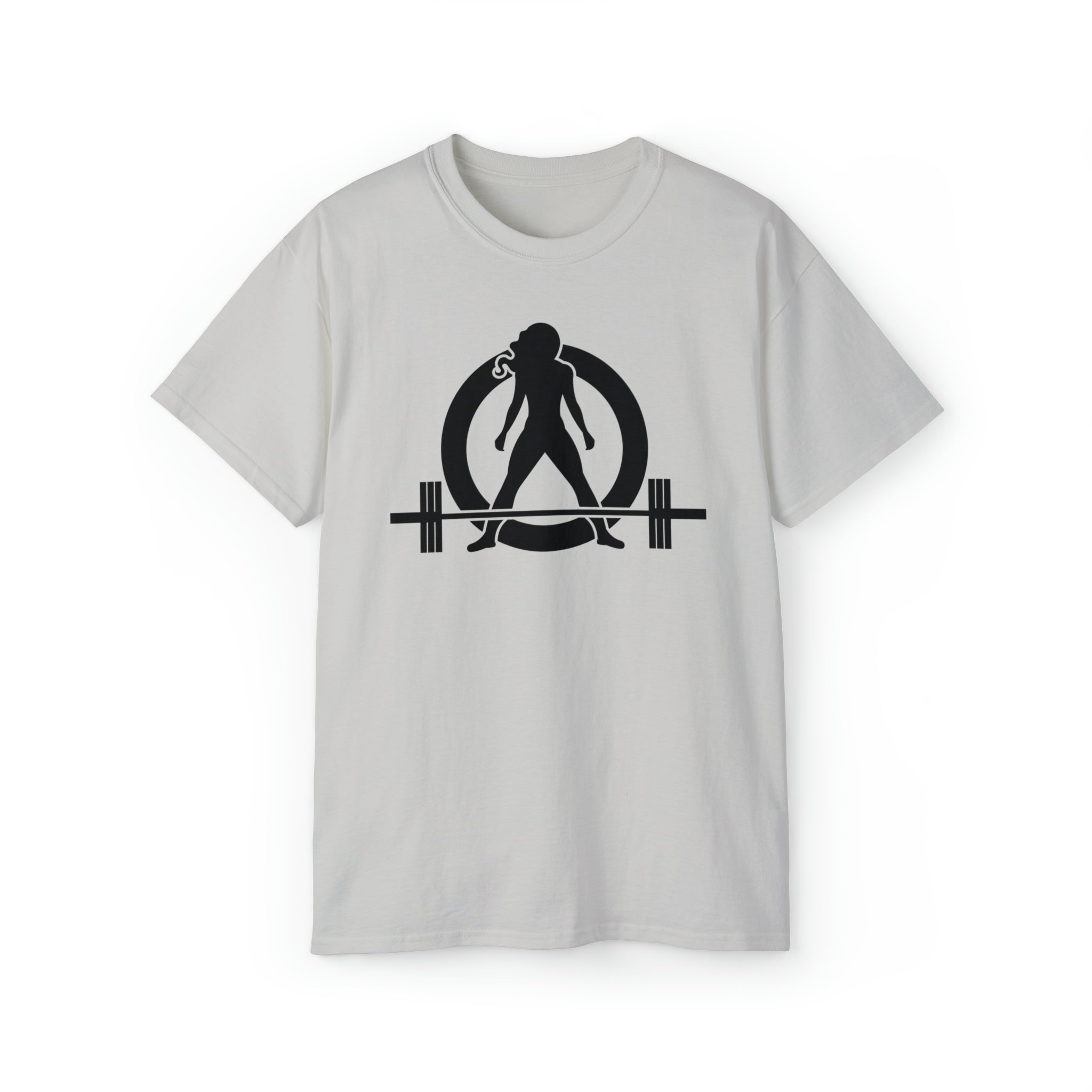 Classic Logo Black - Unisex Ultra Cotton Tee - Plain Back