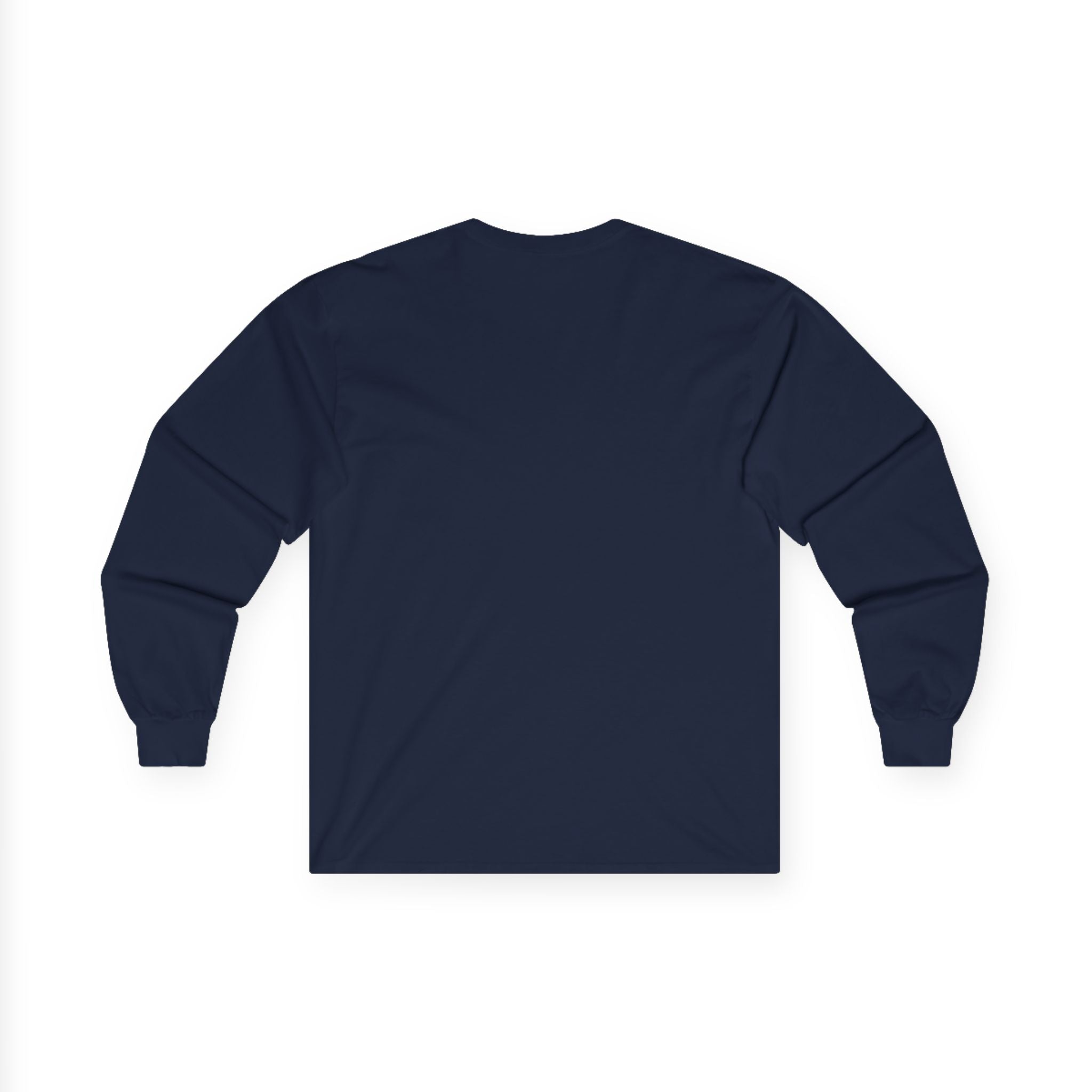 Lift Heavy Run Fast - Ultra Cotton Long Sleeve Tee - White Logo Front