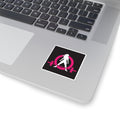 Square Stickers - Classic Black Logo