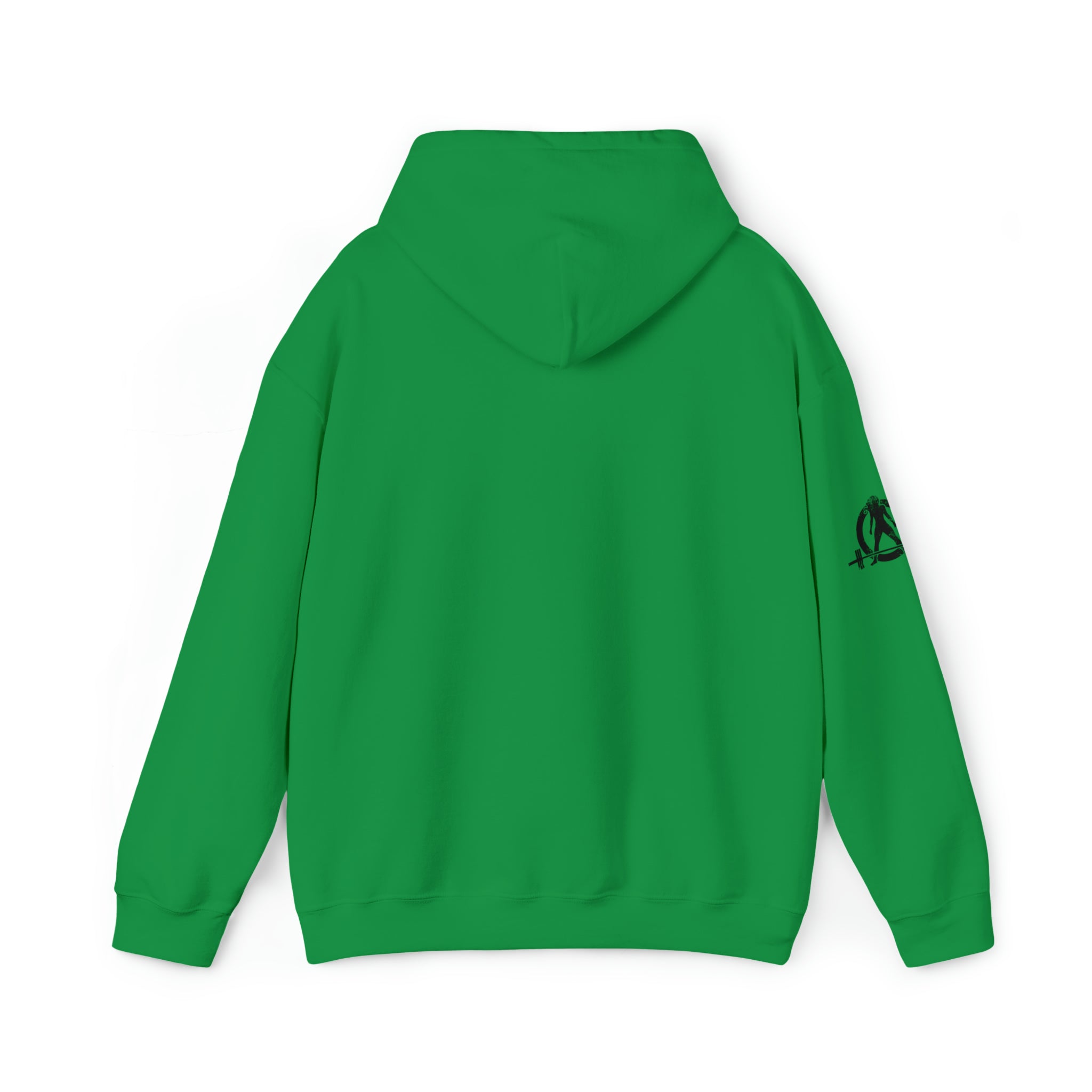 I Could Hip Thrust You - Unisex Heavy Blend Hooded Sweatshirt - Black Logo on Front & Right Sleeve