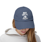 Just Lift It - Unisex Distressed Cap