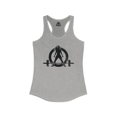WWLW Distressed Logo Racerback Tank - Black Logo