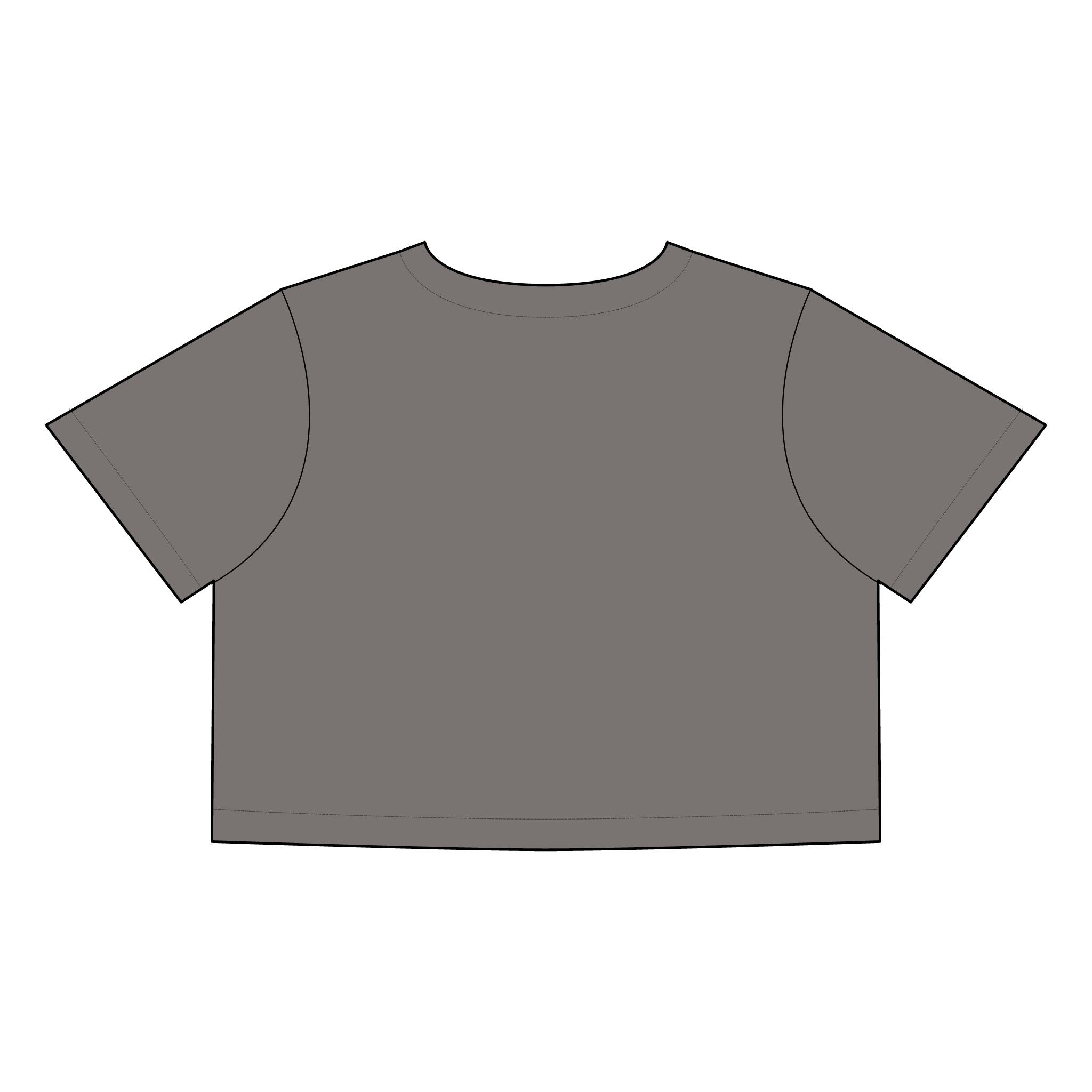 Just Lift It - Women's Faded Crop Tee