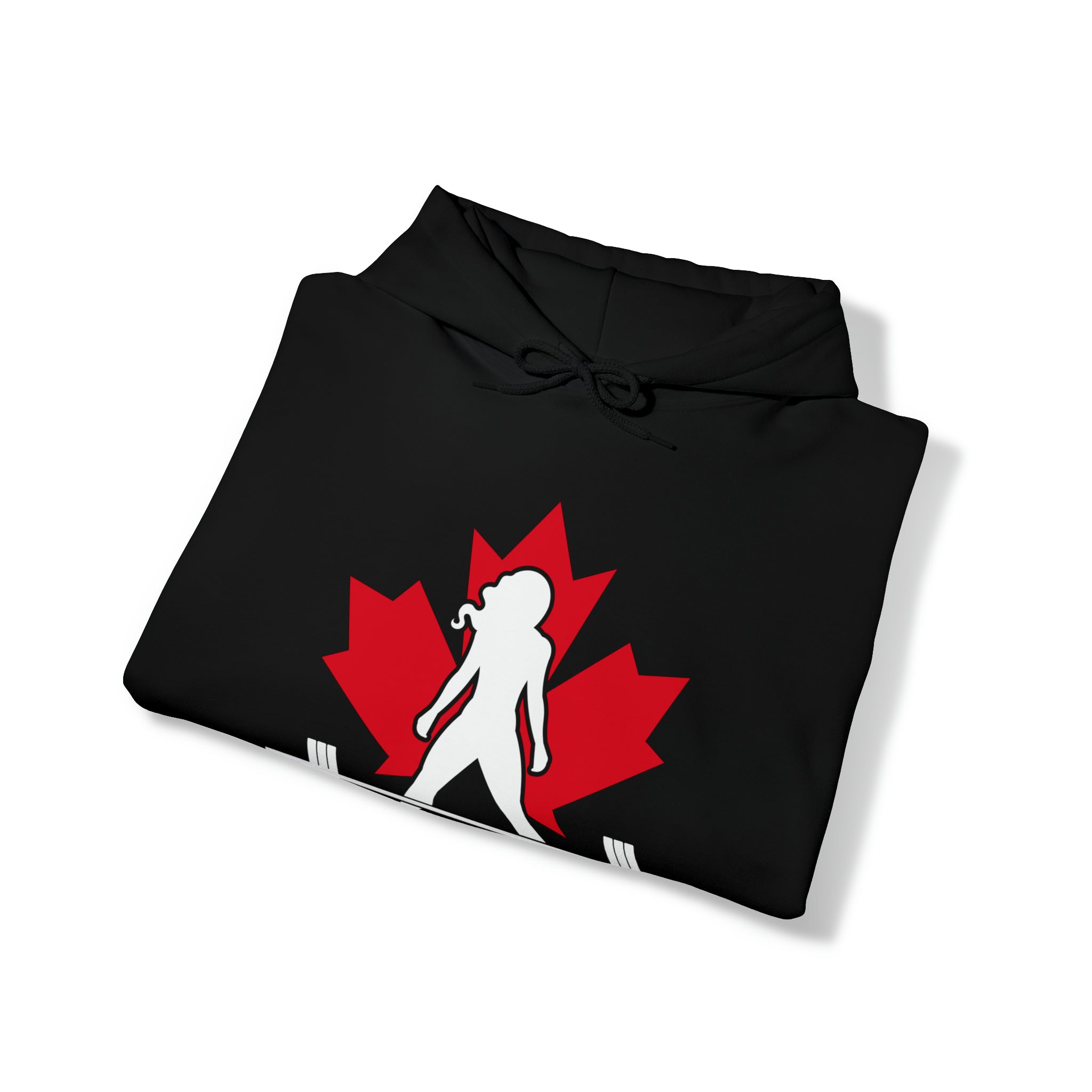 Unisex Heavy Blend Hooded Sweatshirt - Canada Dark Logo - Plain Back