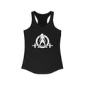 Kick Your Ass + WWLW - White Logo - Ideal Racerback Tank - V2