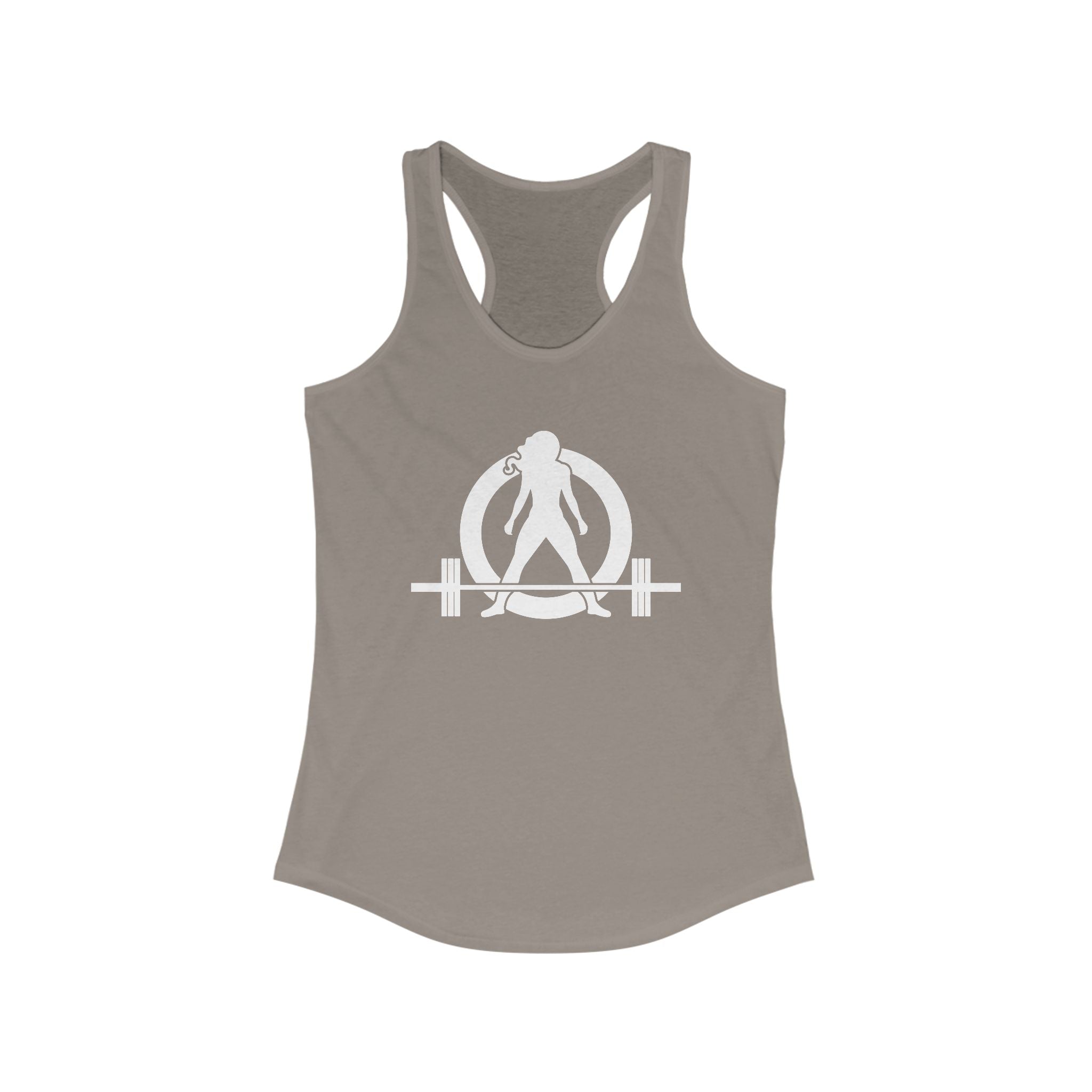 Kick Your Ass - Classic White Logo - Ideal Racerback Tank - V2