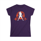 Halloween Graveyard - Dark Logo  - Women's Softstyle Tee