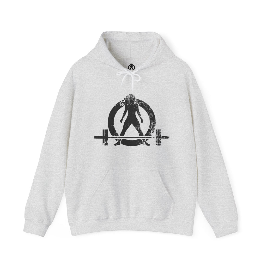 Strong Is Beautiful - Distressed Black Logo - Unisex Heavy Blend Hooded Sweatshirt