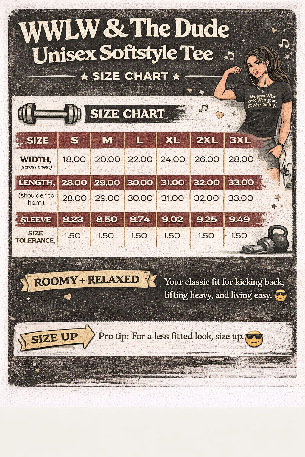 WWLW & The Dude - Unisex Softstyle Tee 😎