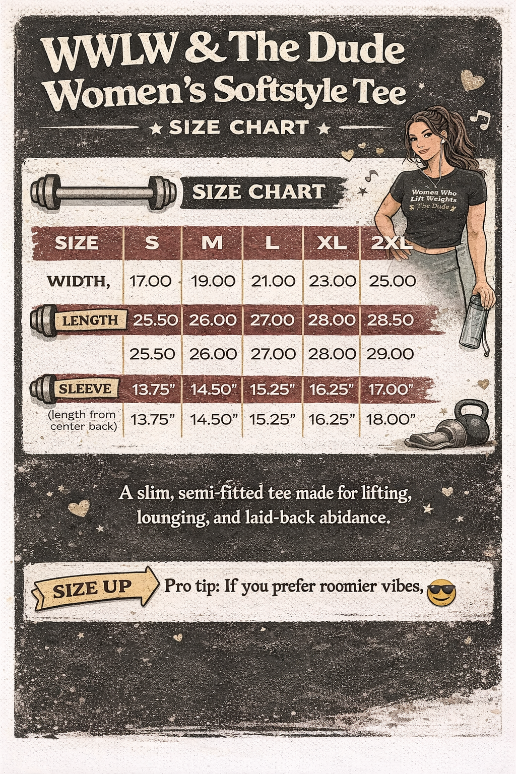 WWLW & The Dude - Women’s Softstyle Tee 😎